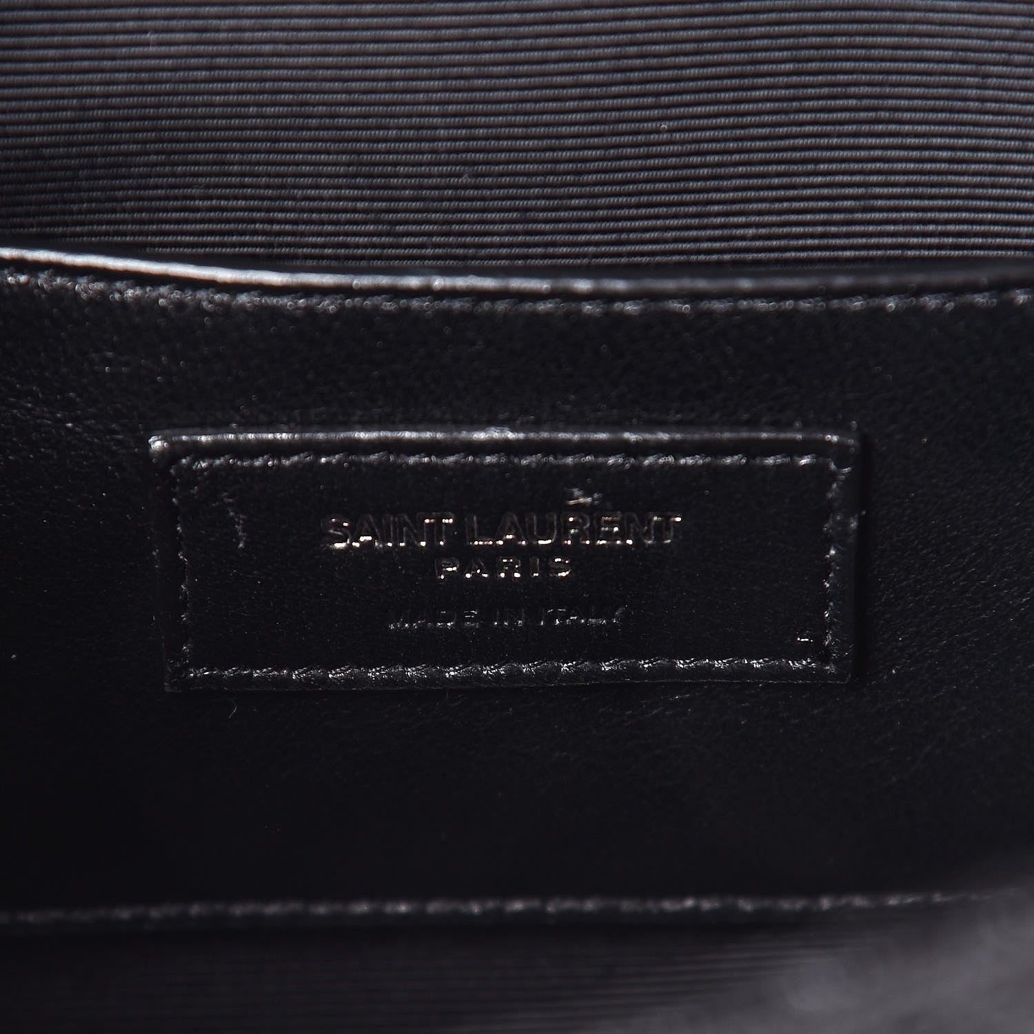 Saint Laurent Grain De Poudre Textured Mixed Matelasse Triquilt Small Monogram Satchel Black 6 of 10