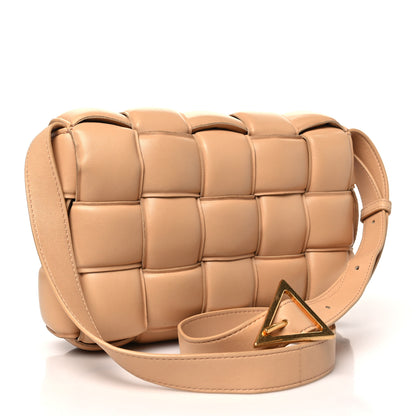 Bottega Veneta Nappa Maxi Intreccio Padded Cassette Crossbody Bag Almond 3 of 10
