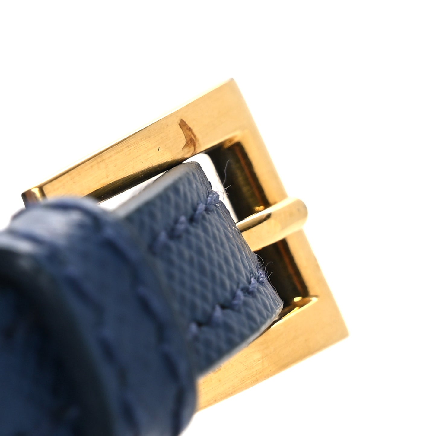 Saffiano Mini Front Pocket Crossbody Bag Bleuette