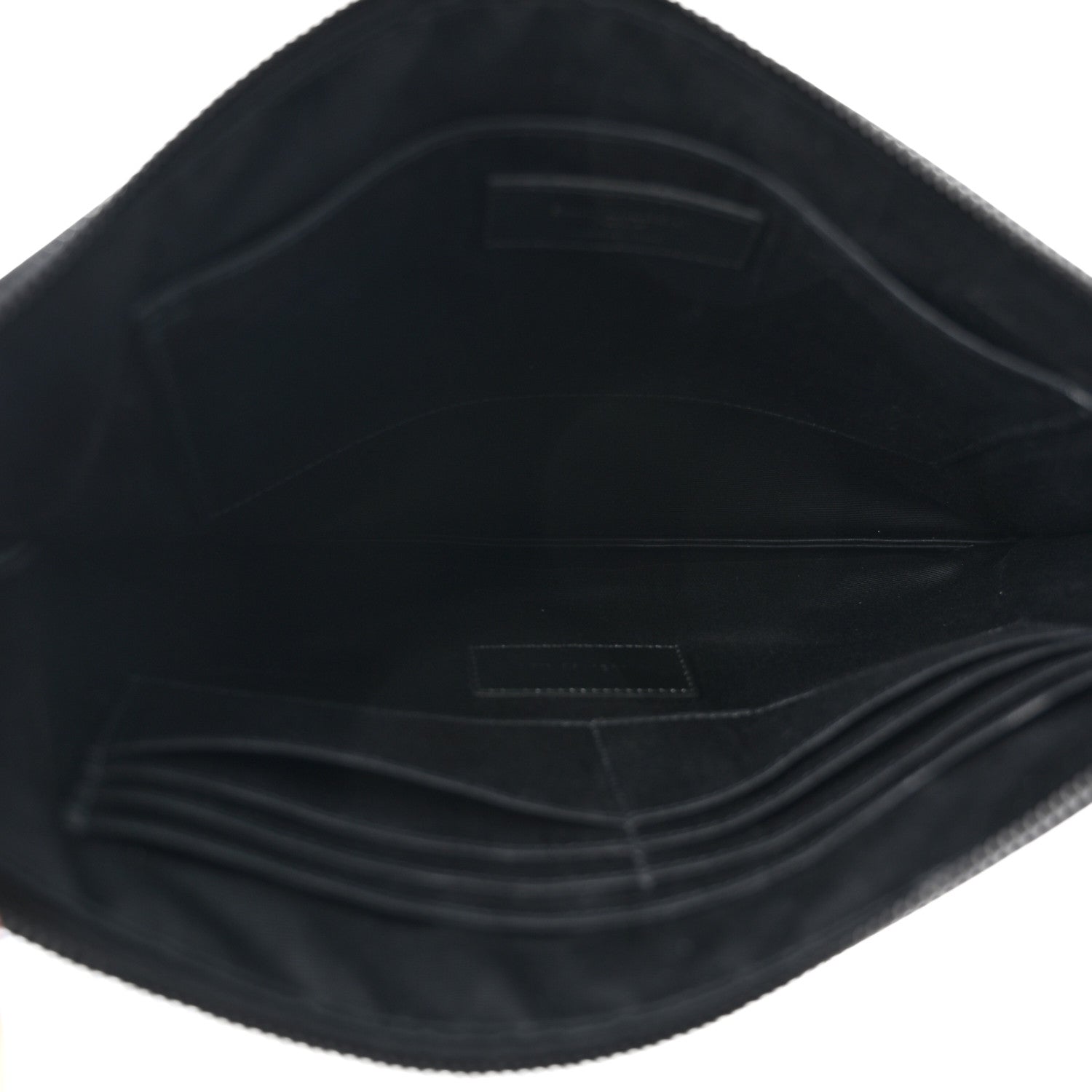 Saint Laurent Grain De Poudre Zipped Tablet Holder Black 5 of 7