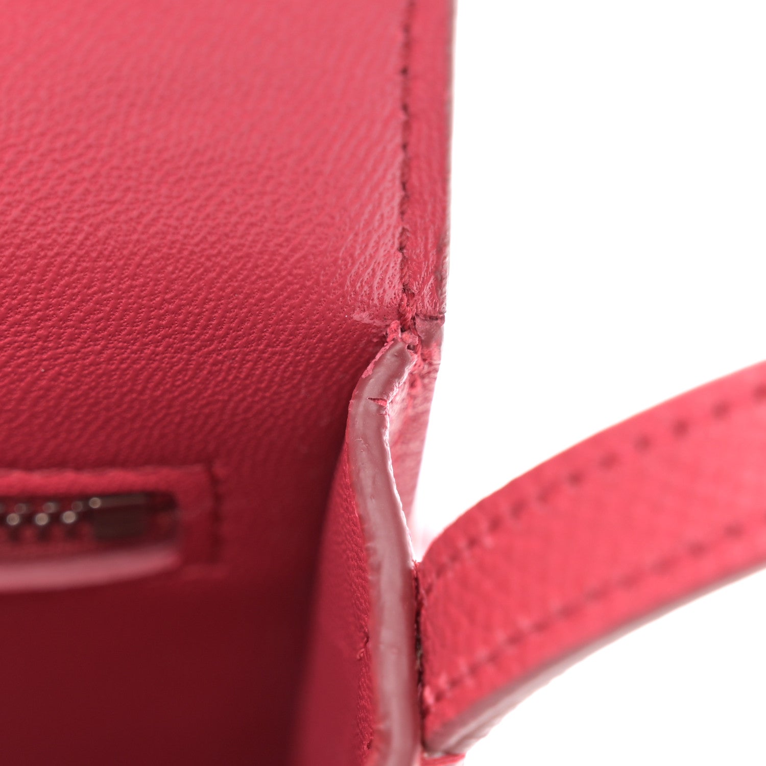 Celine Grained Calfskin Small Trotteur Bubble Pink 11 of 14