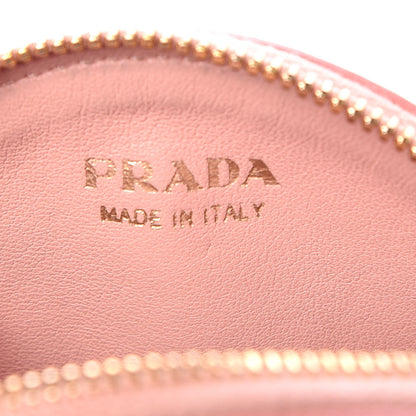 Prada Saffiano Metal Coin Purse Orchidea 6 of 9