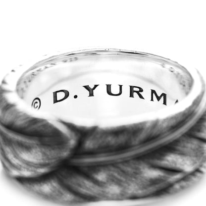 David Yurman Sterling Silver 11mm Southwest Band Ring 62 10 5 of 5