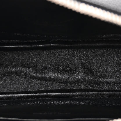 Saint Laurent Grain De Poudre Matelasse Monogram Mini Lou Camera Bag Black 5 of 11