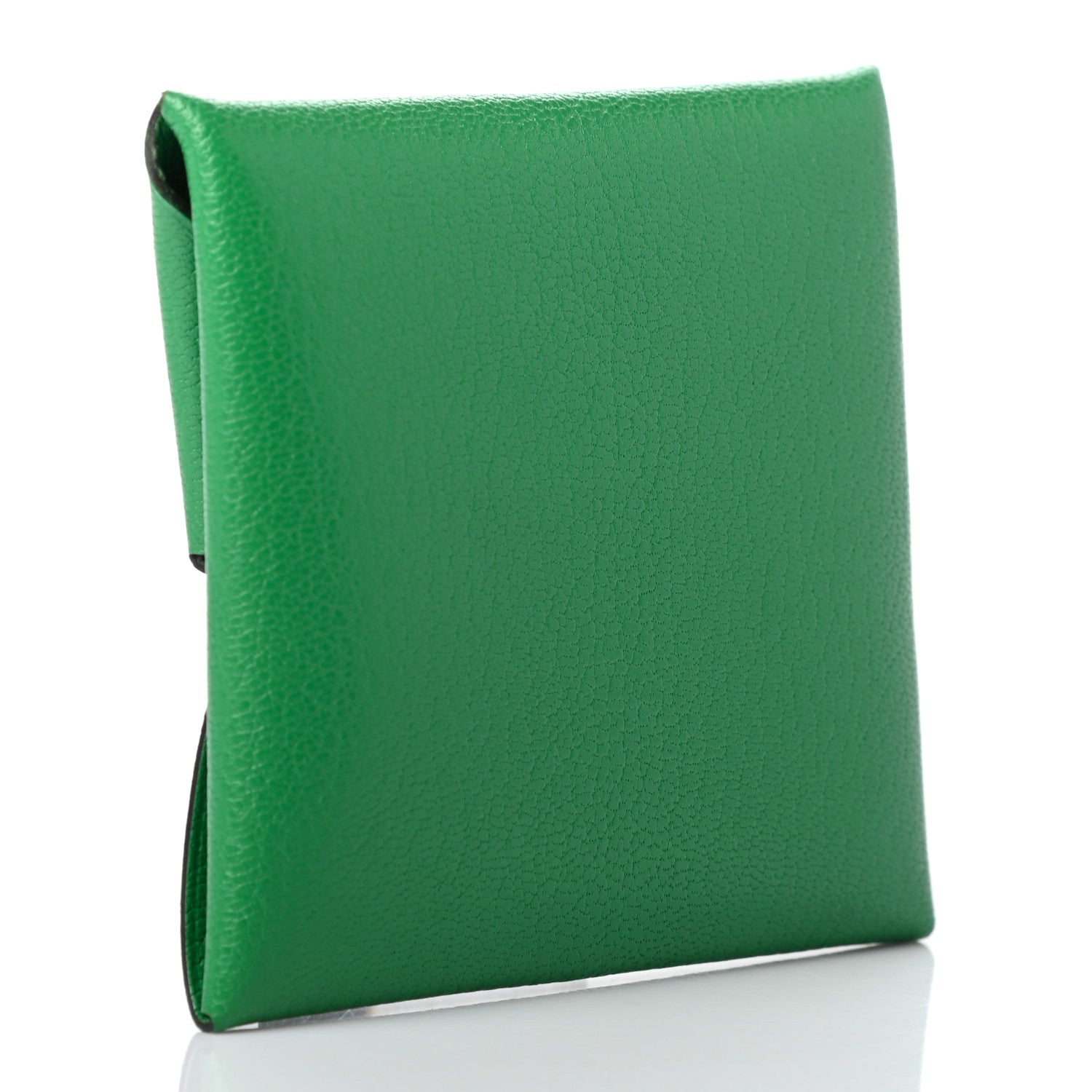 Hermes Chevre Chamkila Bastia Coin Purse Bamboo 3 of 7