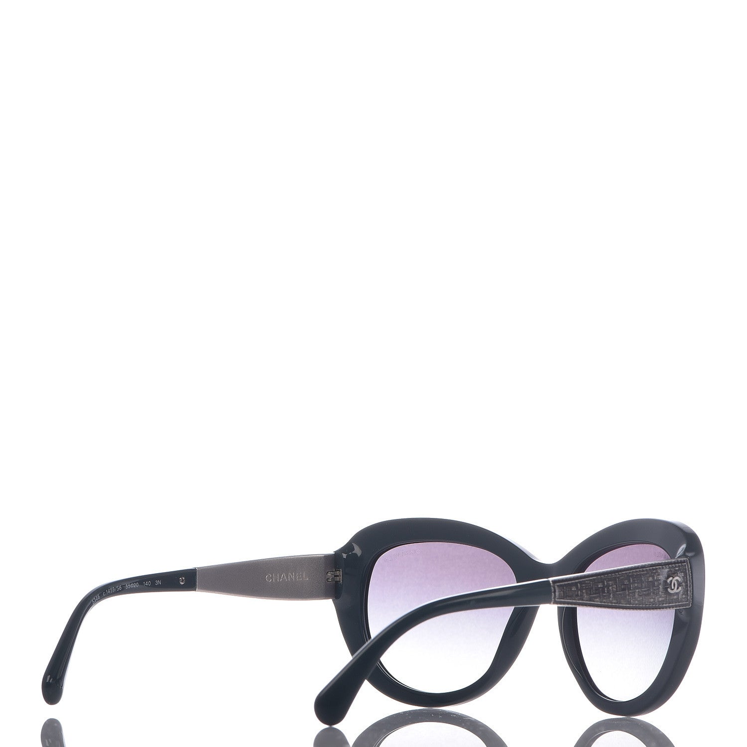 Chanel Butterfly Signature Sunglasses 5346 Green 4 of 8