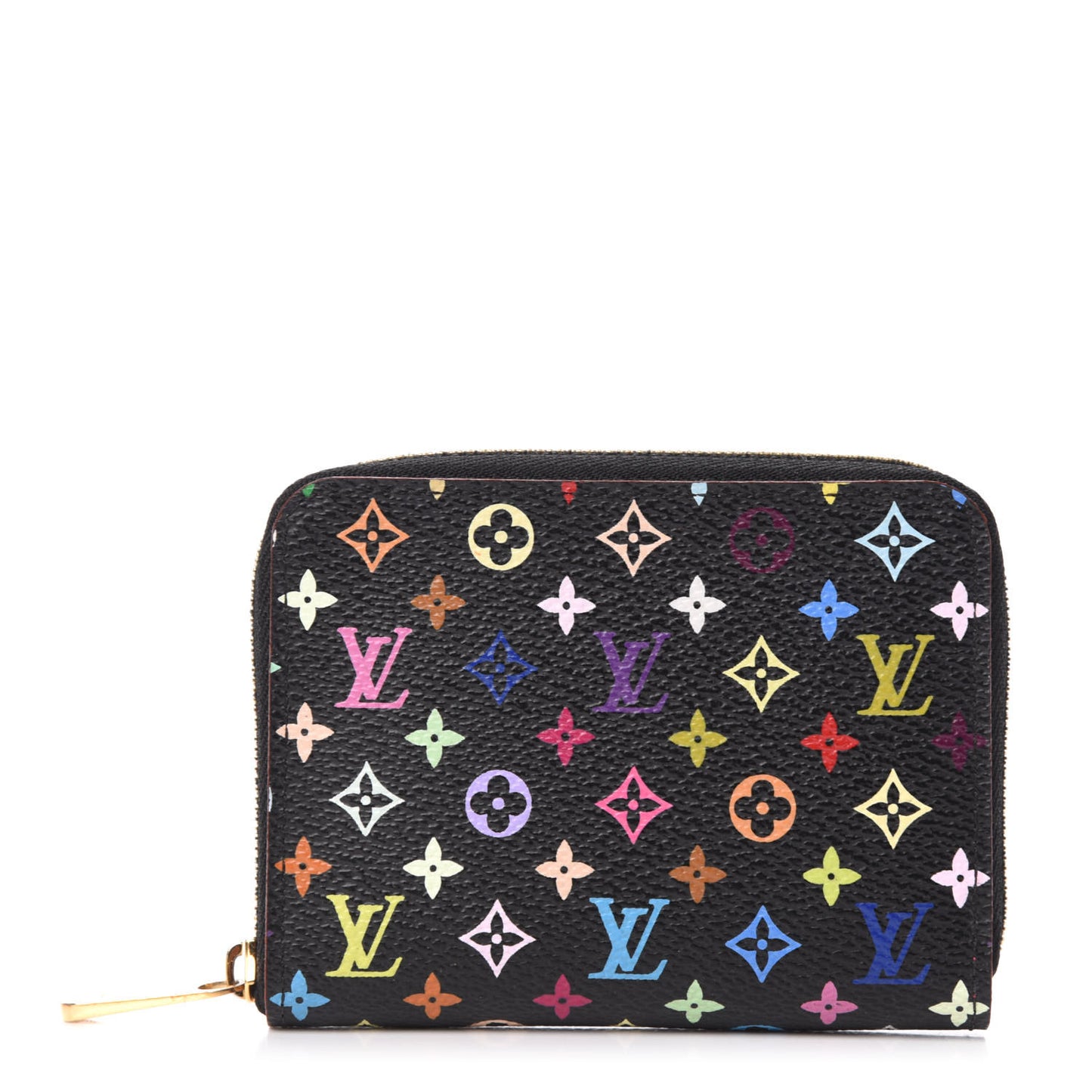 Monogram Multicolor Zippy Coin Purse Black Grenade
