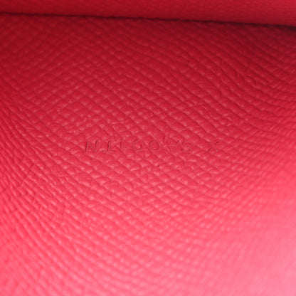 Hermes Epsom Bearn Gusset Wallet Rose Azalee 7 of 8