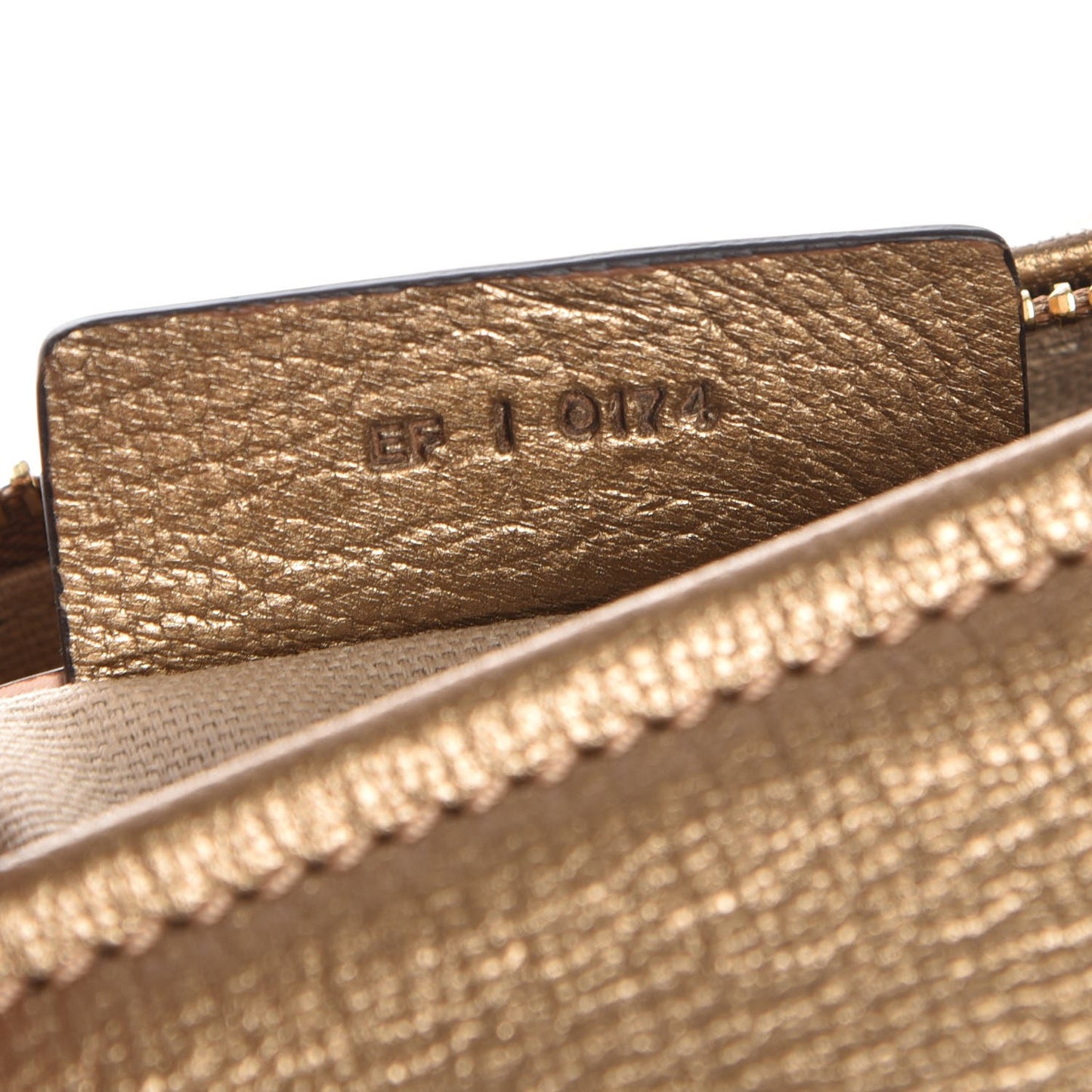 Sugar Goatskin Mini Pandora Old Gold