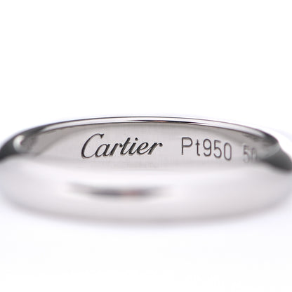 Cartier Platinum 4mm 1895 Wedding Band Ring 50 5.25 3 of 6