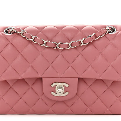 Chanel Lambskin Quilted Small Double Flap Pink 8 of 13