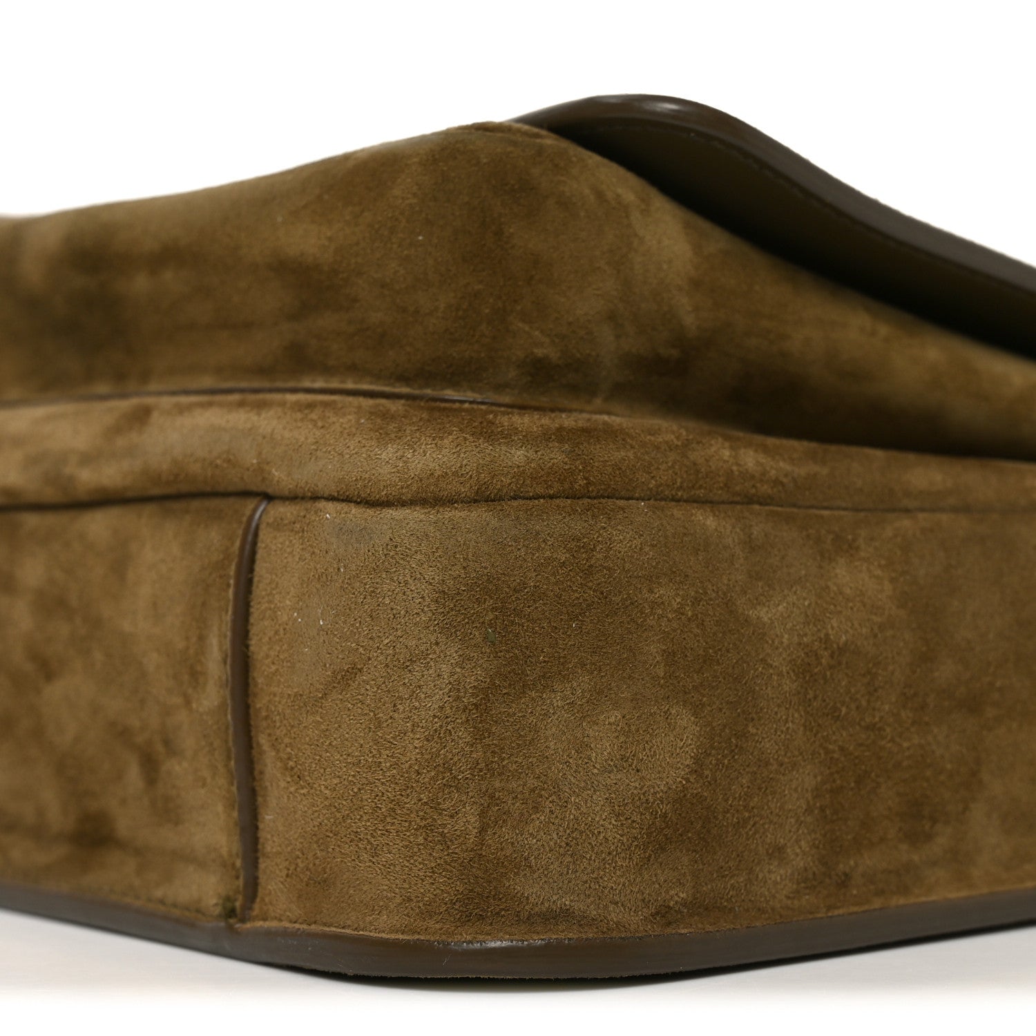 Saint Laurent Suede Besace Niki Satchel New Barley 10 of 10