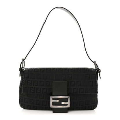 Fendi Zucchino Baguette Black 1 of 11