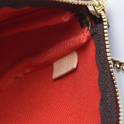 Louis Vuitton Monogram 2018 Christmas Animation Mini Cats Pochette Accessories 6 of 9