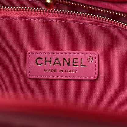 Chanel Lambskin Quilted Large 31 Shopping Bag Pink Light Red 6 of 14