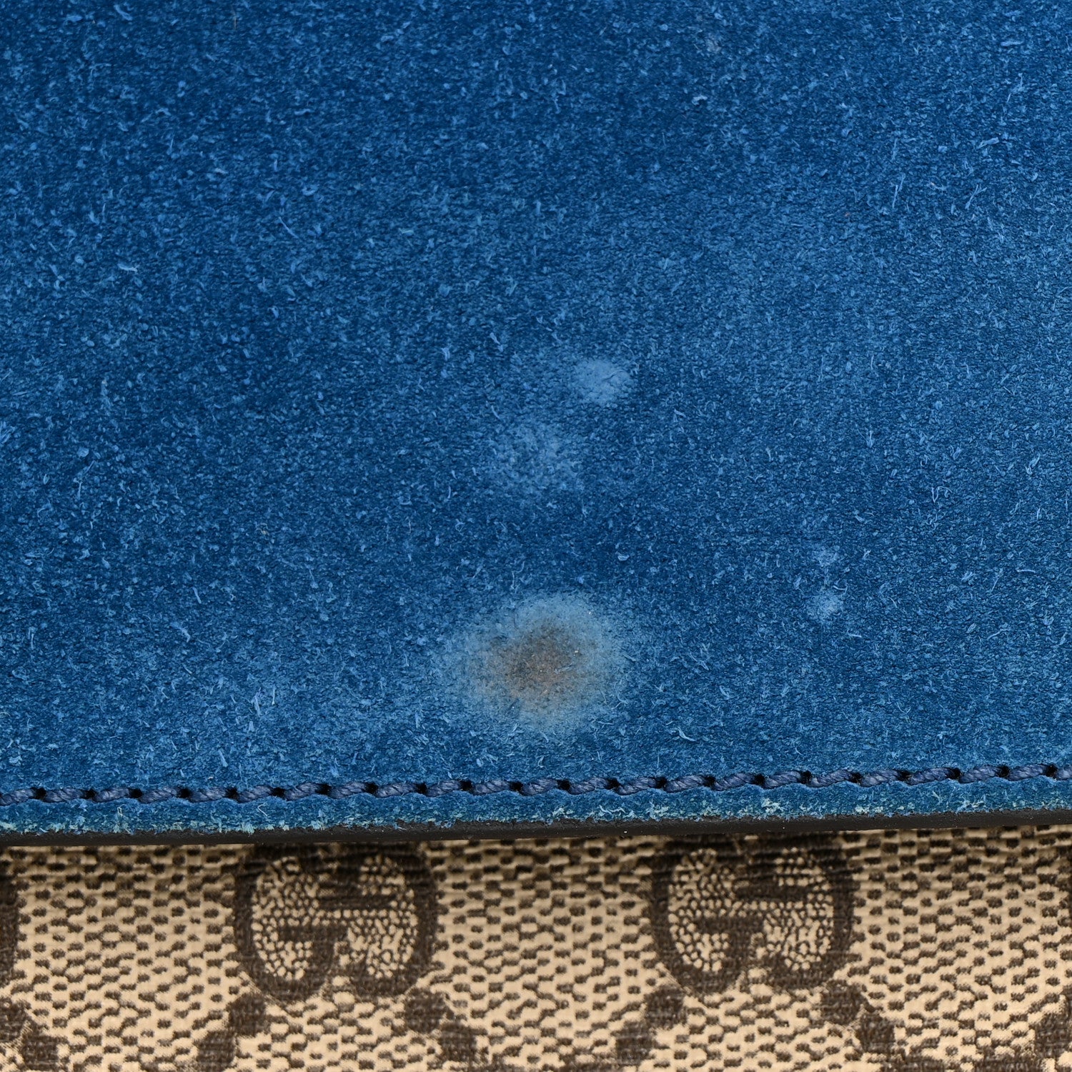 Gucci GG Supreme Monogram Medium Dionysus Shoulder Bag Blue 13 of 19