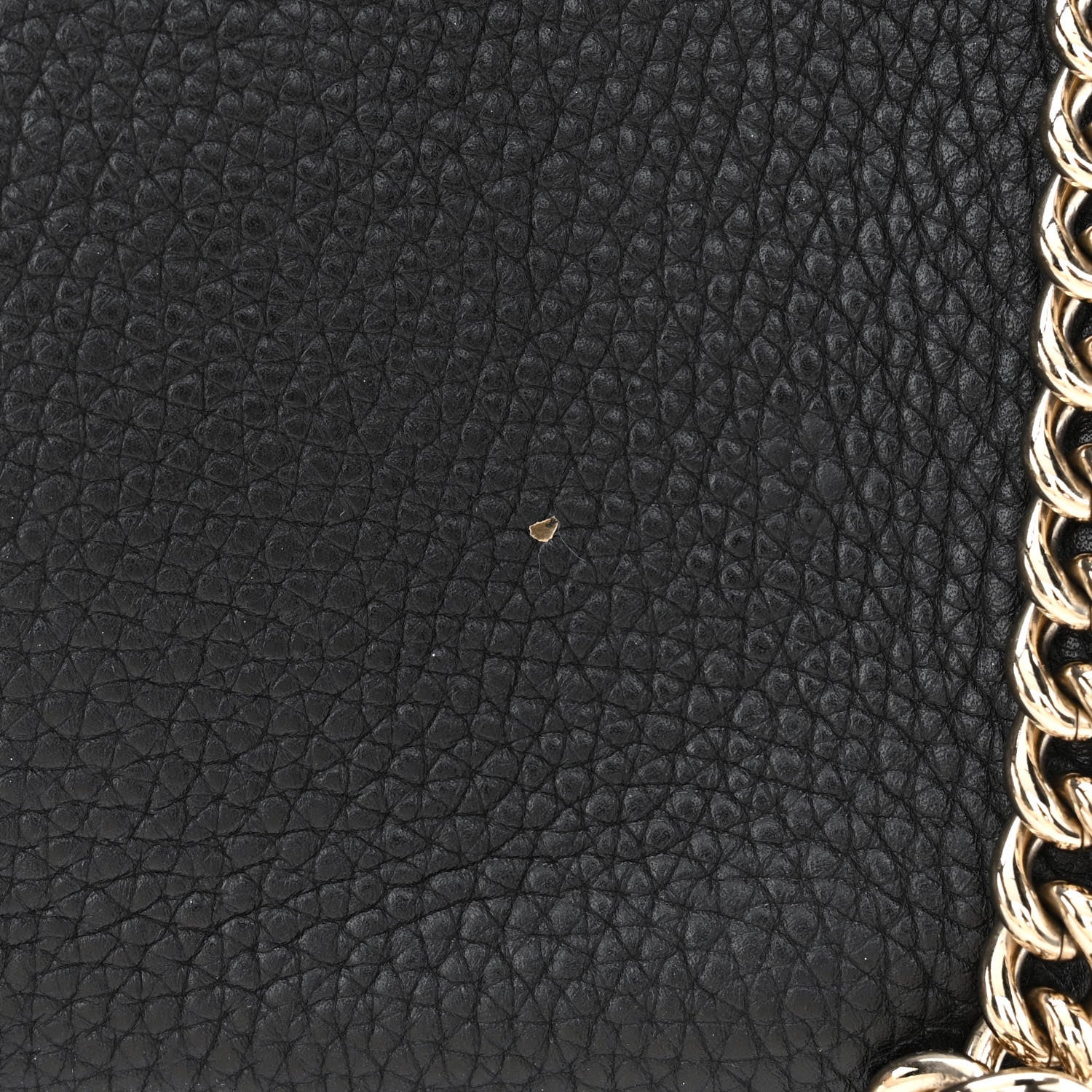 Gucci Pebbled Calfskin Medium Soho Flap Crossbody Black 9 of 9