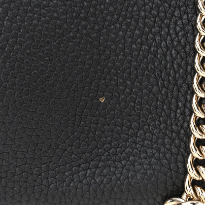 Gucci Pebbled Calfskin Medium Soho Flap Crossbody Black 9 of 9