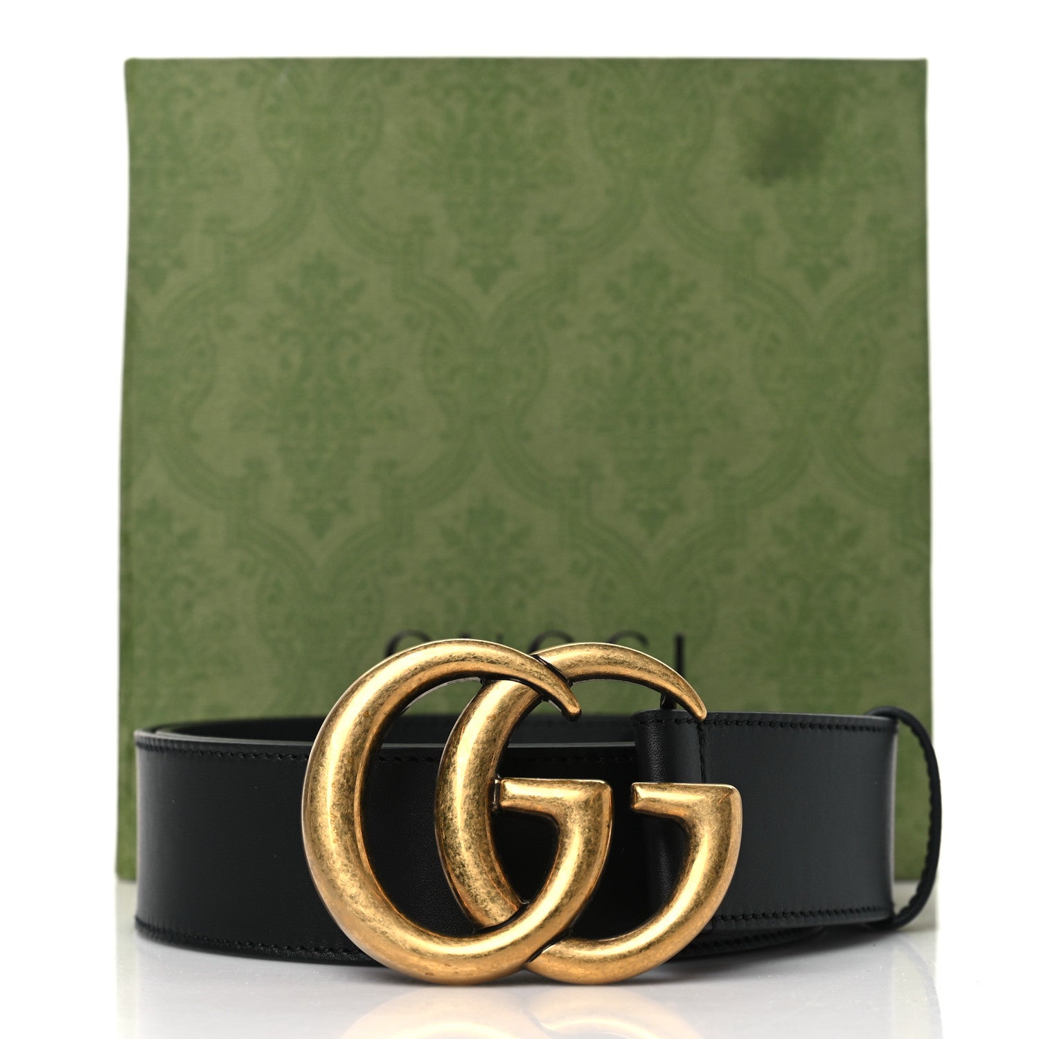 Gucci Calfskin Double G 40mm Belt 90 36 Black 7 of 7