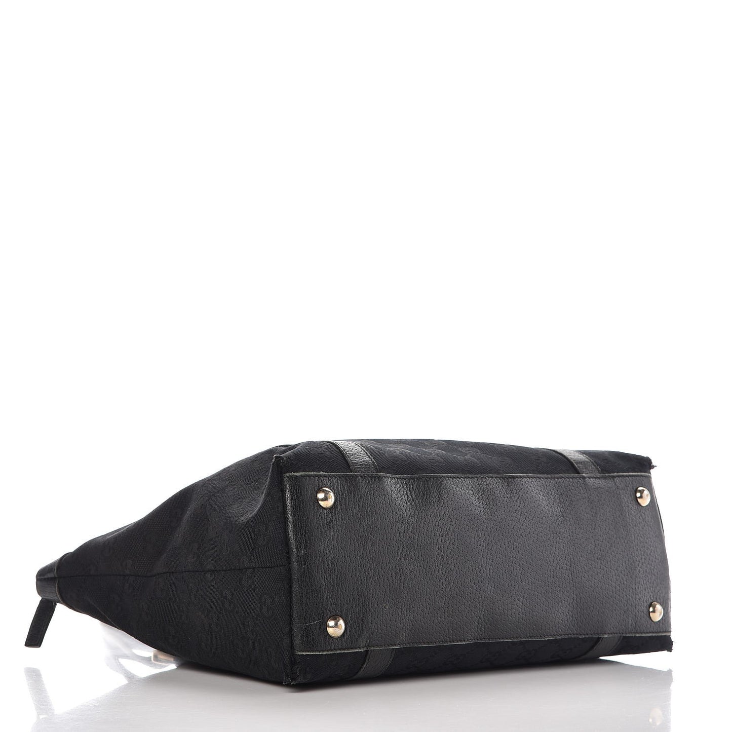 Monogram Medium Abbey Tote Black