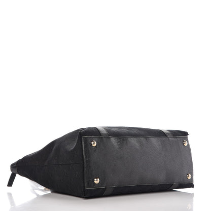 Gucci Monogram Medium Abbey Tote Black 4 of 19
