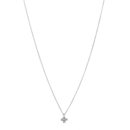 Tiffany Platinum Diamond Cruciform Cross Pendant Necklace 1 of 5