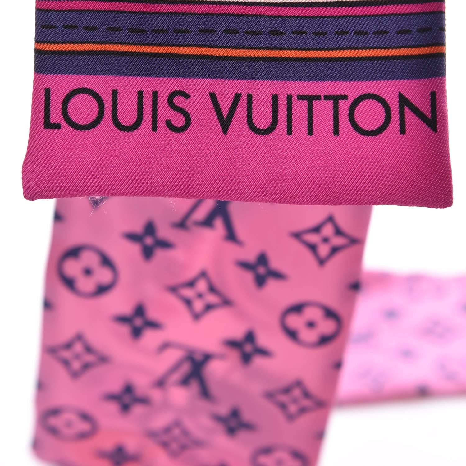 Louis Vuitton Silk Monogram Superstition Bandeau Rose 6 of 6