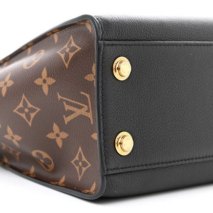 Louis Vuitton Calfskin Monogram On My Side PM Black 8 of 10