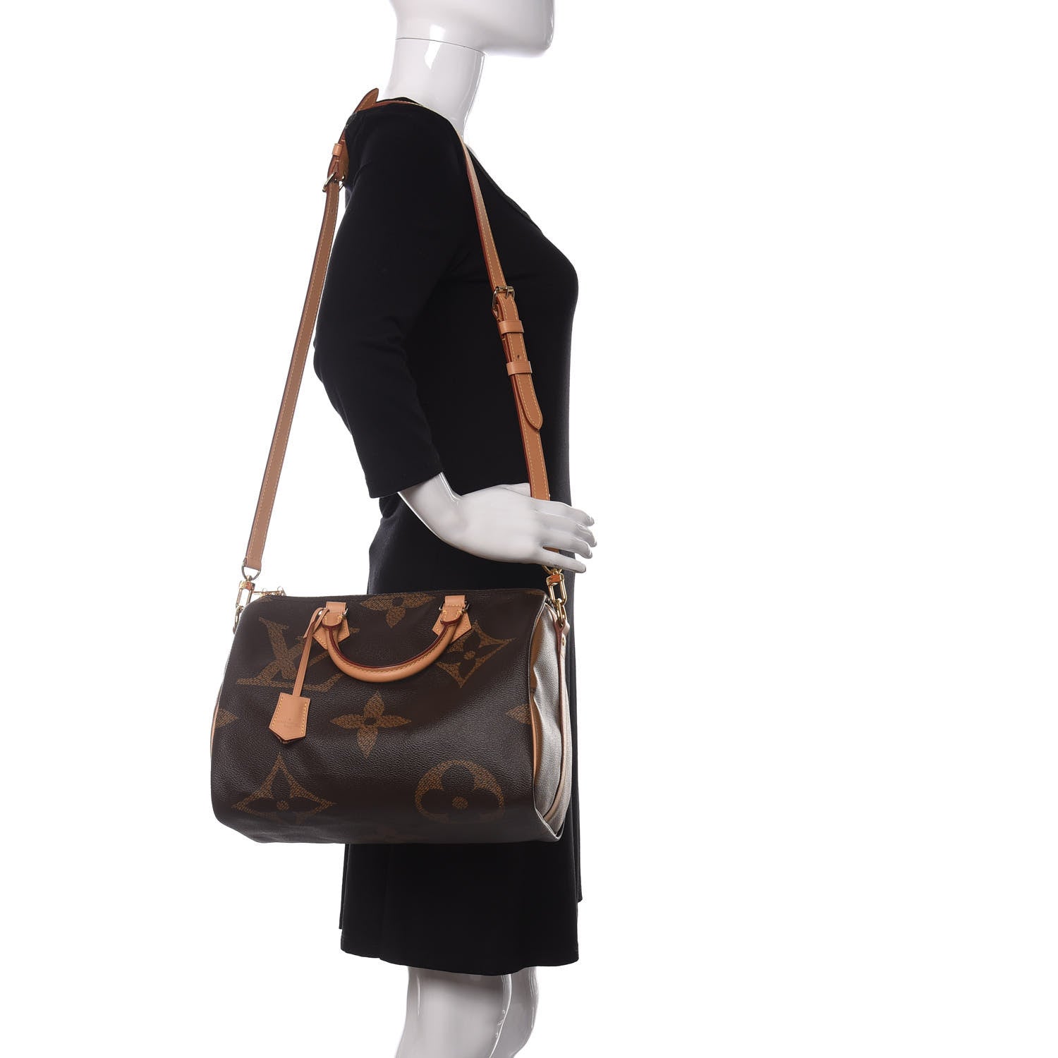 Louis Vuitton Reverse Monogram Giant Speedy Bandouliere 30 2 of 10