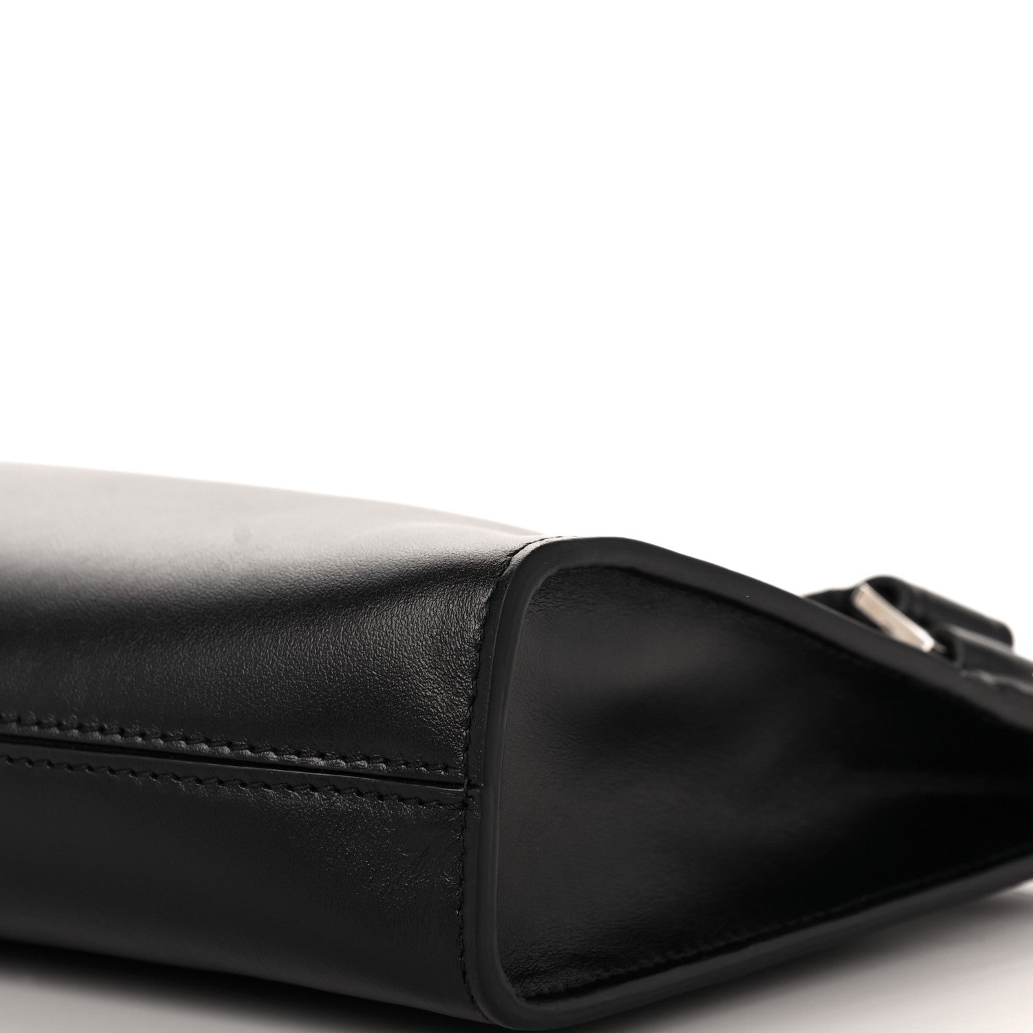 Lanvin Calfskin Regllisse Clutch Black 8 of 8