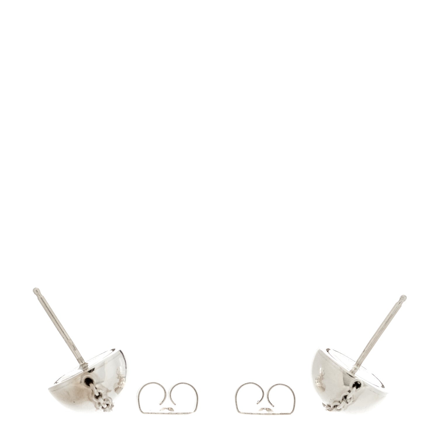 Tiffany Sterling Silver HardWear Bolt Ball Earrings 3 of 5
