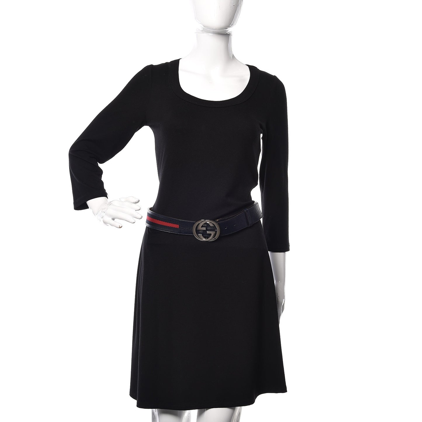 Calfskin Web Interlocking G Belt 95 38 Navy