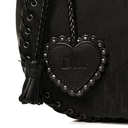 Christian Dior Monogram Ethnic Hobo Black 7 of 12