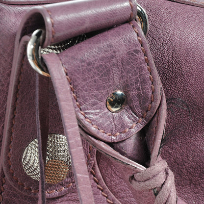 Balenciaga Agneau Giant 21 Silver Hardware Weekender Murier 8 of 14