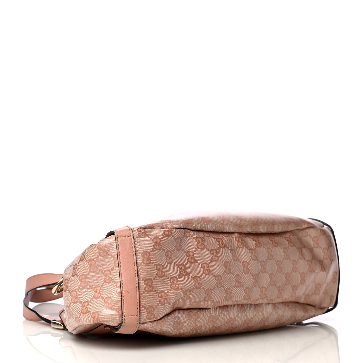 Crystal Monogram Medium Abbey Shoulder Bag Blush