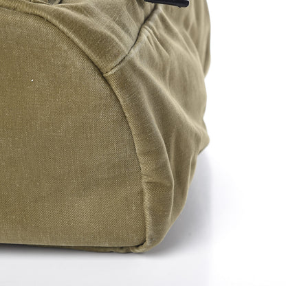 Saint Laurent Gabardine Noe Backpack Khaki 12 of 12