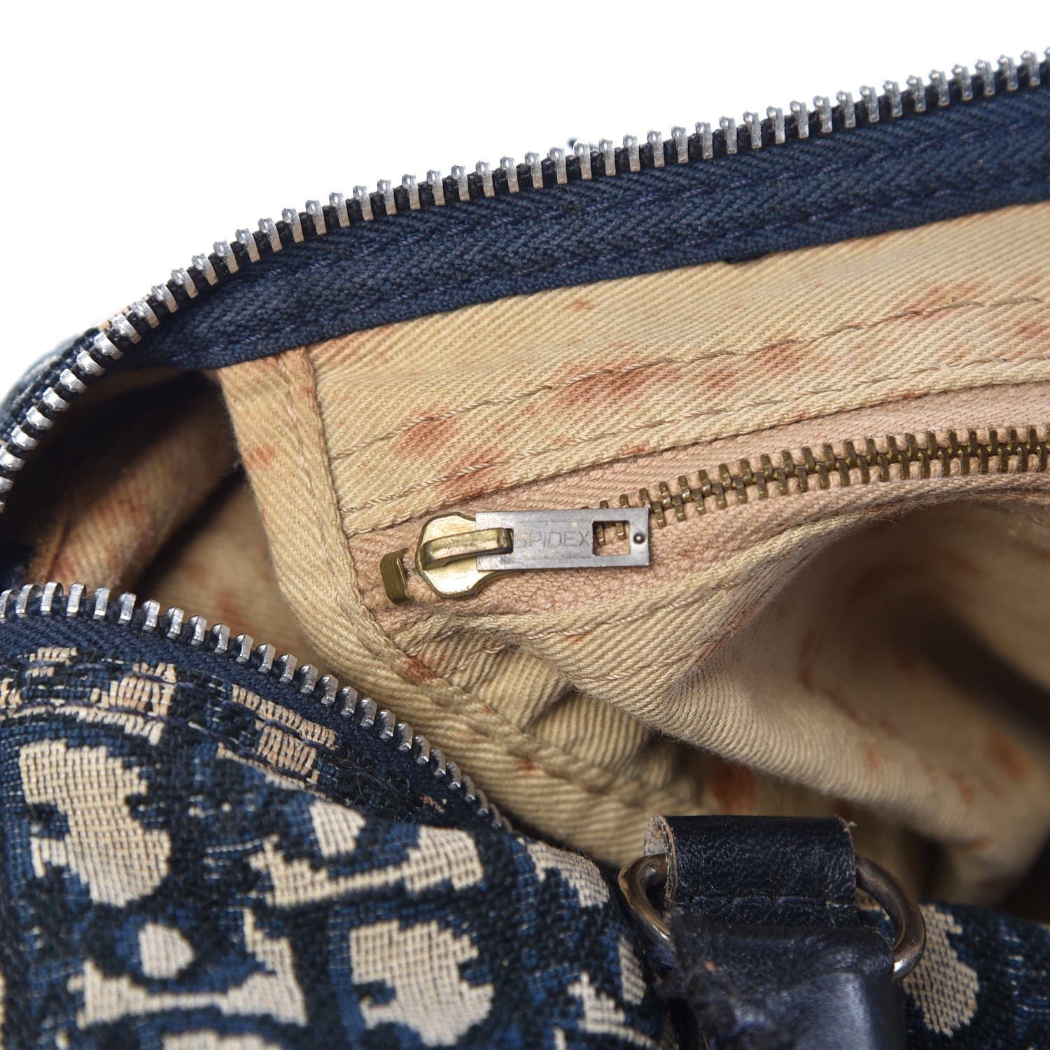 Christian Dior Monogram Boston Navy Blue 19 of 44