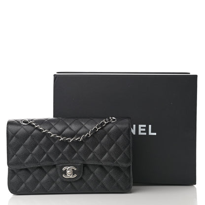 Chanel Caviar Quilted Medium Double Flap Black 11 of 11