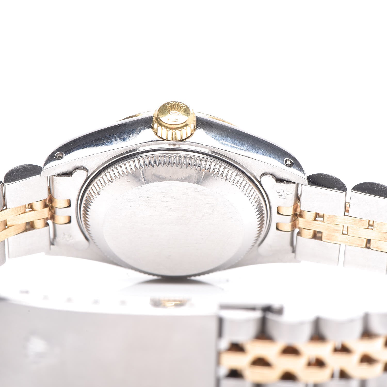 Rolex Stainless Steel 18K Yellow Gold 26mm Oyster Perpetual Datejust Watch Champagne 69173 5 of 6