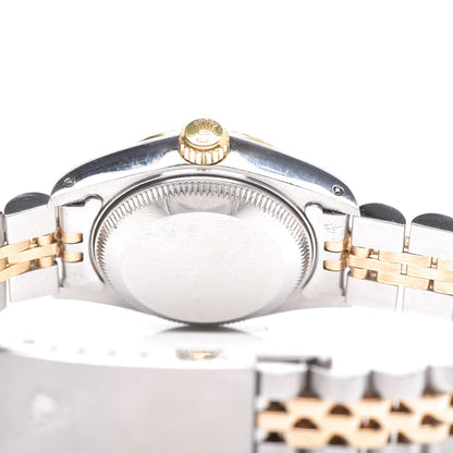 Rolex Stainless Steel 18K Yellow Gold 26mm Oyster Perpetual Datejust Watch Champagne 69173 5 of 6