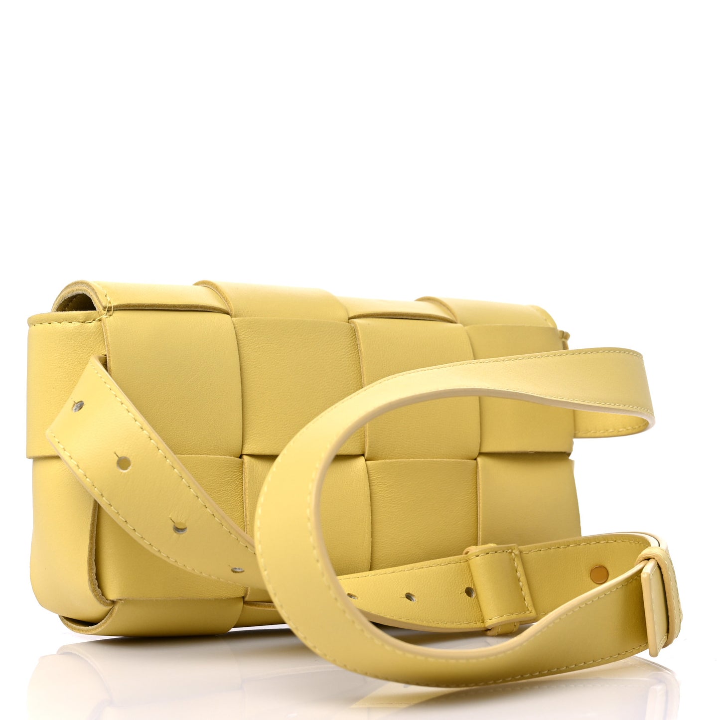 Nappa Maxi Intreccio The Belt Cassette Bag Butter