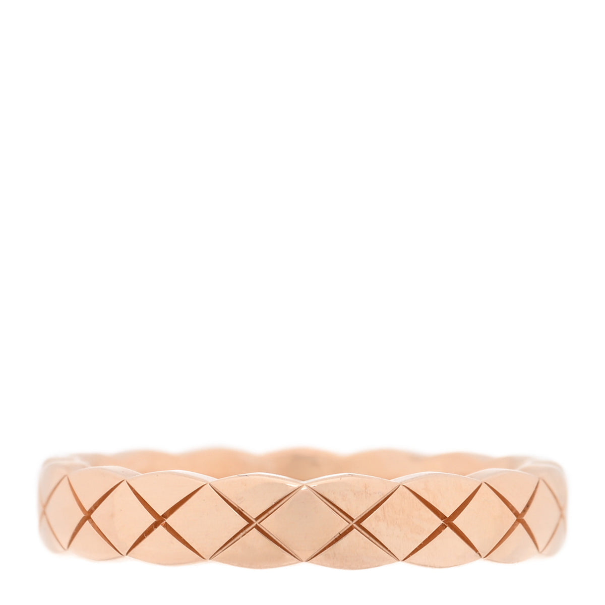 Chanel 18K Beige Gold Mini Coco Crush Ring 48 4.5 1 of 5