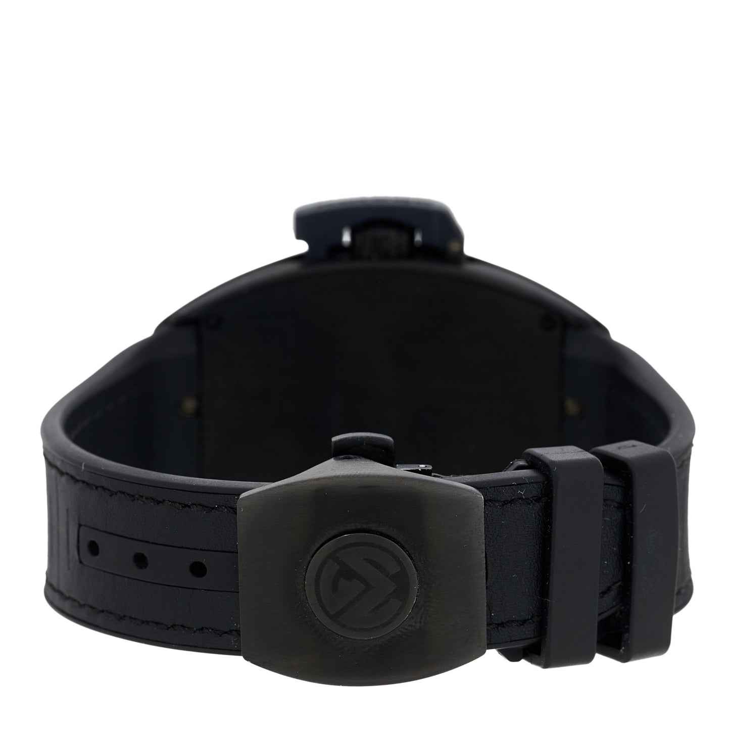 PVD Titanium Calfskin 45mm Vanguard Fullback Automatic Watch Black V45SCDTLCK