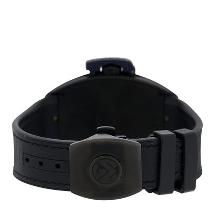 Franck Muller PVD Titanium Calfskin 45mm Vanguard Fullback Automatic Watch Black V45SCDTLCK 3 of 5