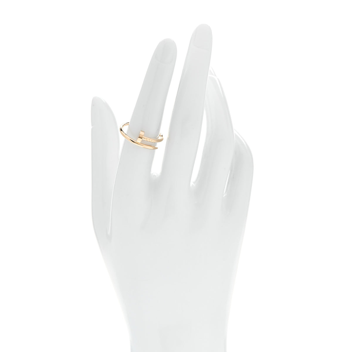 Cartier 18K Yellow Gold Small Juste Un Clou Ring 54 7 2 of 6