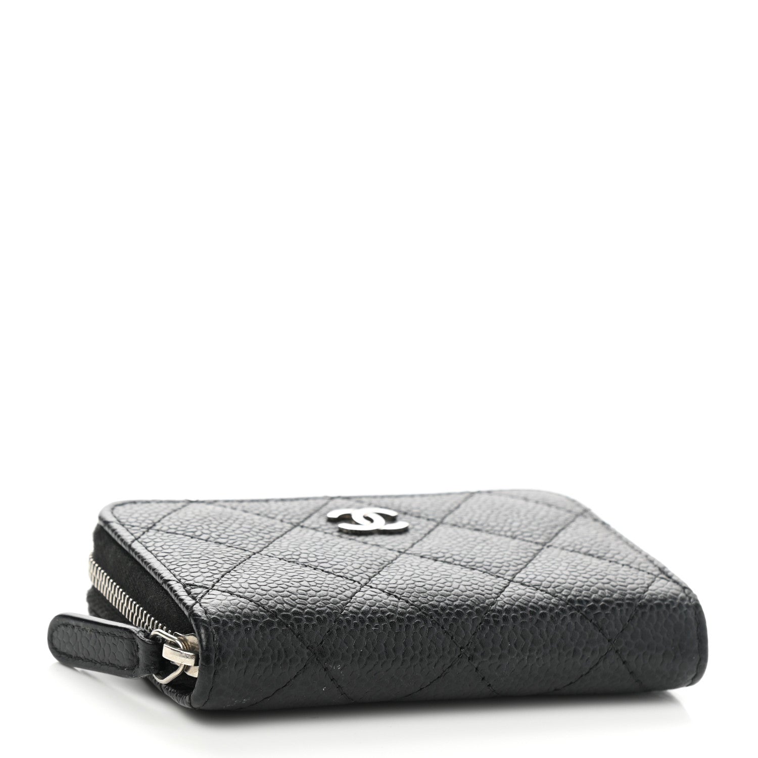 Chanel Caviar Quilted Classic Zipped Coin Purse Black 4 of 8