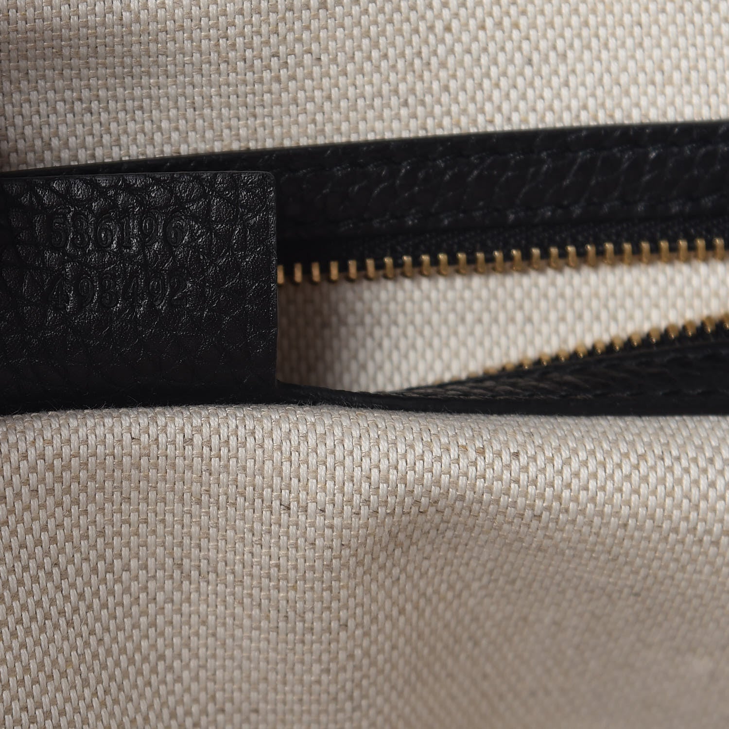 Gucci Pebbled Calfskin Medium Soho Chain Shoulder Bag Black 7 of 13