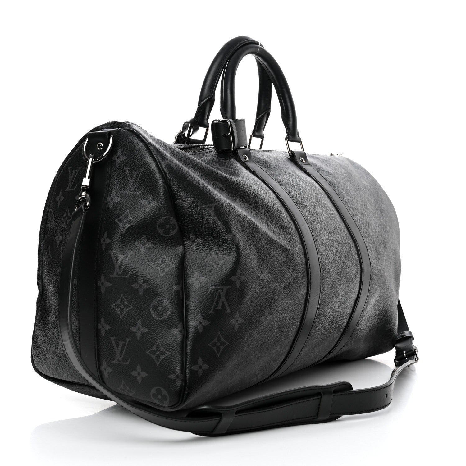 Louis Vuitton Monogram Eclipse Keepall Bandouliere 45 3 of 11