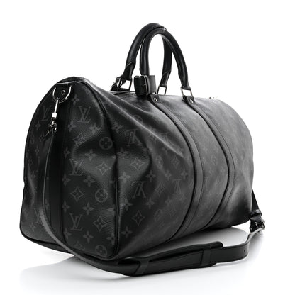 Louis Vuitton Monogram Eclipse Keepall Bandouliere 45 3 of 11