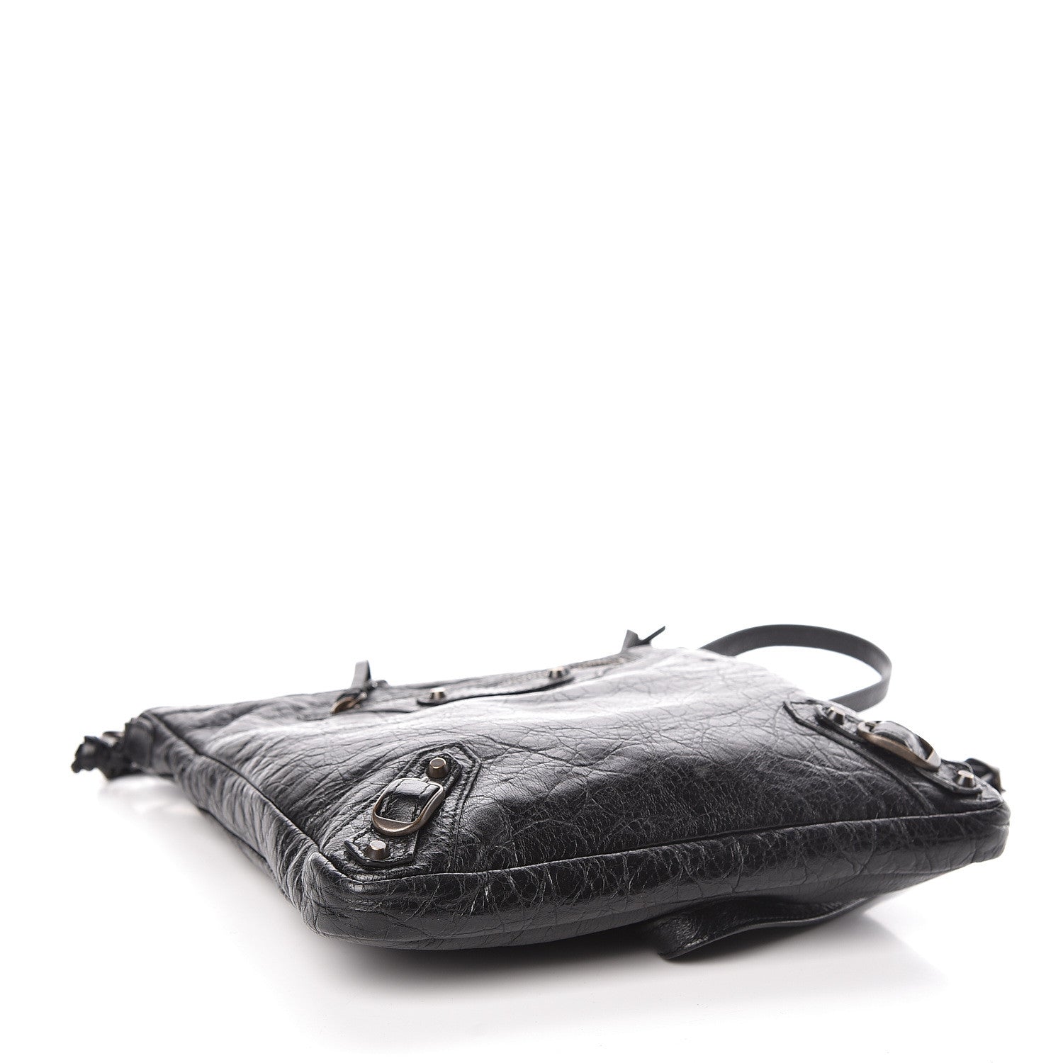 Balenciaga Agneau Classic Hardware Flat Crossbody Black 4 of 10